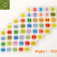 Number/number Puzzle 1-100, Children's Educational Toy