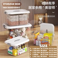 MKBK Storage Box Clear Transparent Multi-specification Storage Box Wheel Storage Container Storage B