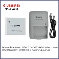 Canon NB-6L/6LH battery  Charger SX700/SX170/SX275/SX510/SX500/SX240HS Ixus 105IS/200IS/210IS/300HS/