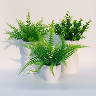 Simulation Bonsai Artificial Potted Plants Simulation Flowers Plastic Green Plants Floral Decoration