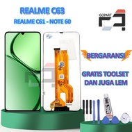 LCD REALME C63 REALME C61/ ORIGINAL NOTE 60 FULLSET FREE TOOLSET + LCD GLUE