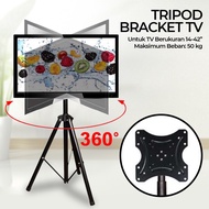 M1 Standing TV Bracket | TV Tripod | VESA 200 x 200 for 14-42 Inch Adjustable Standing TV Banner TV