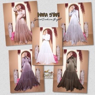 (9) INARA SYARI GAMIS SET PASHMINA Original By Belifi - TZYN. Shop Shop Shop