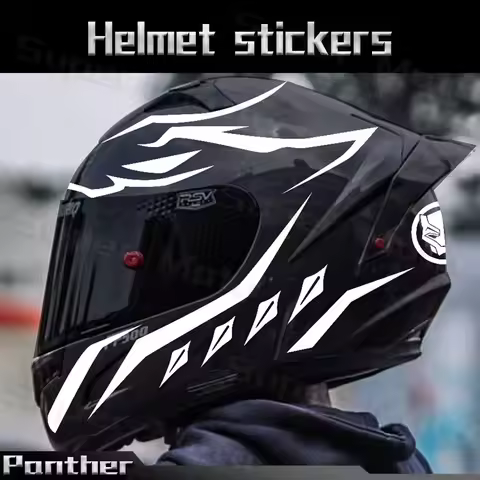 For AGV Arai SHOEI Airoh ZEUS HJC KYT Motorcycle Helmet Decal Visor Fairing Windshield Glass Sticker