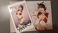 彌生美月Yayoi Mizuki 日本女優 親筆簽名 即影即有 拍立得 + 4R 各一張