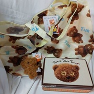 USJ Minion Tim bear 日本環球影城 購物袋 cookie 吊飾毛公仔