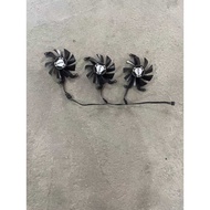 Message Scene RX6600XT 6650XT 8GB Overseas Version RX7600 Black Wolf Graphics Card Fan Cooling Three