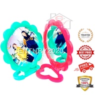 Standable Mirror Makeup Cosmetic Mirror Flower Design Mirror