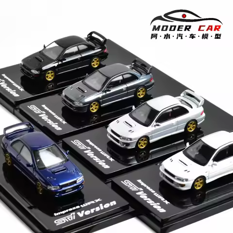 HOBBY JAPAN 1:64 Impreza GC8 WRX STI Diecast Model Car