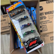 Hazel Shop - Hot Wheels Pack 5 Formula F1 Cars (Pack F1)