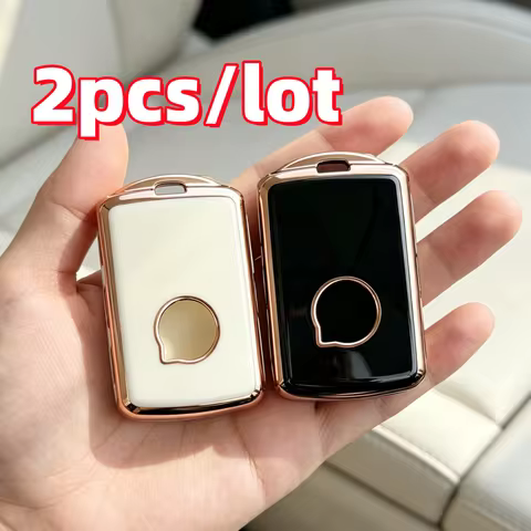 2pcs Car Key Case Covers For Volvo XC40 XC60 S90 XC90 V90 T5 T6 T8 S90L Key Case Cover Shell Fob Car