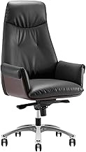 Ergonomic Video Game Chairs Comfortable Reclining Computer Gaming Chair Office Chair Boss Chair Cowhide Desk Chair (Color : Black) interesting