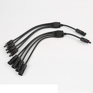 Cặp Jack kết nối phân nhánh chữ Y MC4 4 đầu ra 1 M/M/M/M/F và F/F/F/F/M cút nối chuyên dụng cho cáp 