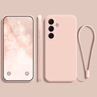 LANLIN For Samsung Galaxy A04s A04e A04 A14 A24 A34 A54 5G Phone Case Silicone Solid Color For Samsu