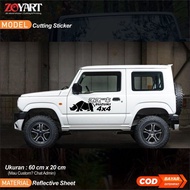 Jimny Badak Sticker, Jimny Sticker, Suzuki Badak Sticker 58 cm x 19 cm