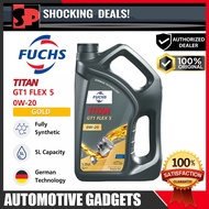TITAN GT1 FLEX 5 SAE 0W-20 Fully Synthetic 5L - Gold