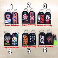Keychain benetton yamaha ktm 93 marquez 76 keychain sulam keychain kain