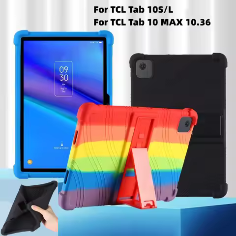 For TCL Tab 8 LE 9137W Tab 10S 9081X 10L 10 5G 9183G Shockproof Stand Case 10.1 inch Tab 10 MAX 10.3