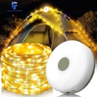 Outdoor String Lights USB Rechargeable Stowable IP67 Waterproof for Tent Garden [Joytownonline888.my