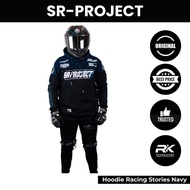 SR Project Hoodie Racing Stories Navy 100% Authentic