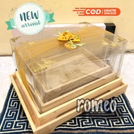 Kotak Seserahan Kayu Berkaki 1 Set Isi 4 Kotak Seserahan Pernikahan