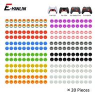 20 Pieces Thumb Stick Controller Grips Cap Compatible For Nintendo Switch Pro Compatible For Sony Playstation DualSense Dualshock 4 5 PS4 PS5 Compatible For XBox