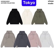 ÁO NỈ ÁO KHOÁC HOODIE BOXY THÊU ĐẮP VẢI WHOSE CAO CẤP HOT TREND 2024 - TOKYO FASHION