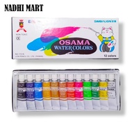 OSAMA WATER PAINT CHILDREN'S WATER COLOR PAINT 12 COLORS OSAMA PAINT