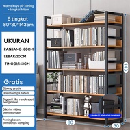 Rak Buku Rak barang Rak Besi Siku Lubang Rak susun 6/5/4 tingkat Rak gudang