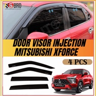 Mitsubishi Xforce Door Visor /Air Press /Window Injection Visor (4PCS)