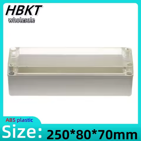 1pcs 250x80x70mm Waterproof Plastic Enclosure Instrument Electrical Project junction Box Outdoor wit