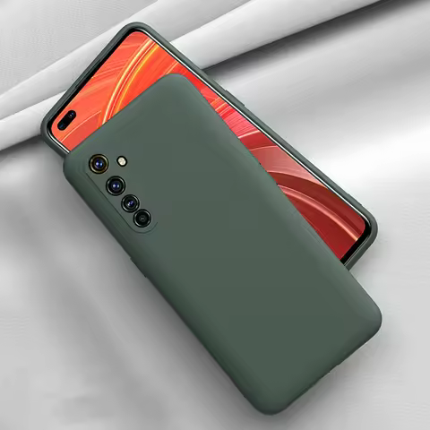for OPPO Realme 8 Pro 7 X7 Pro 6 6S X50 Find X3 Lite X2 5i Reno 5 4Z Ace2 Case Liquid Silicon Protec