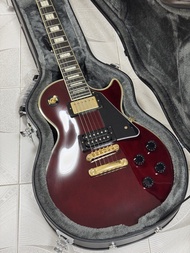 Epiphone Les Paul Custom Jerry Cantrell Wino Dark Wine Red