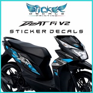 ✦ ∳ honda Beat fi v2 Sticker Decals