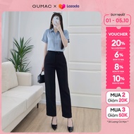 [MUA 2 GIẢM 20K] Quần tây nữ ống đứng quai dê màu đen chất liệu tuyết mưa mềm mịn thoáng mát thời tr