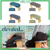 [Amleso] Meditation Bench Meditation Stool Home Comfortable for Kneeling or Sitting Chair