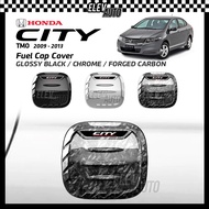 Honda City TMO 2009 - 2013 Fuel Cap Cover Gas Tank Cap Trim Black Chrome Garnish Accessories Bodykit