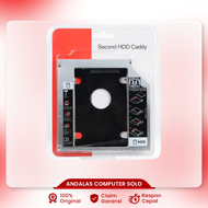 SECOND SSD HDD CADDY SATA to sata Tipis Slim Tebal 9.5mm 12mm SATA to SATA