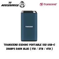 Transcend ESD410C Portable SSD USB-C 20Gbps Dark Blue - 1TB / 2TB / 4TB
