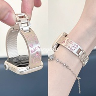 Cute Cat Bracelet Metal Watch Band for Korean Cute Dog Music Braided Nylon Strap for Xiaomi Redmi Wa