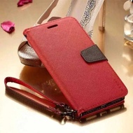 [ Infinix Note 12 ] Flip Case Canvas Leather book cover Leather canvas book cover/