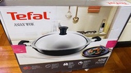 全新未用過 Tefal 40cm wok with LID 中式炒鍋連蓋