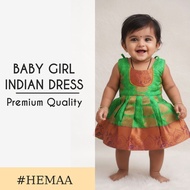 Baby girl Indian dress . Traditional indian look baby girl dress