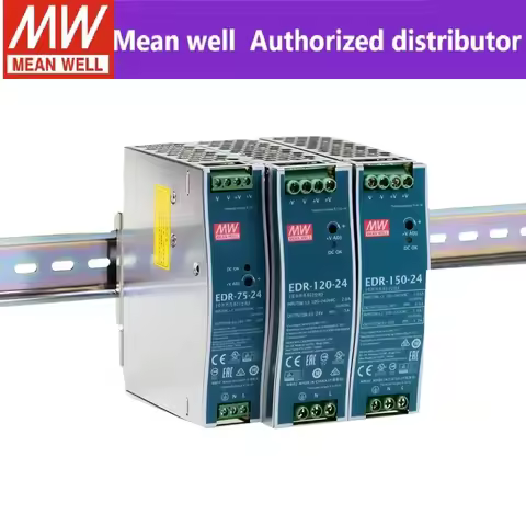 MEAN WELL EDR-75 EDR-120 EDR-150 220 to 24V rail type 12V48 DC 150W75/120 transformer DR Switching p