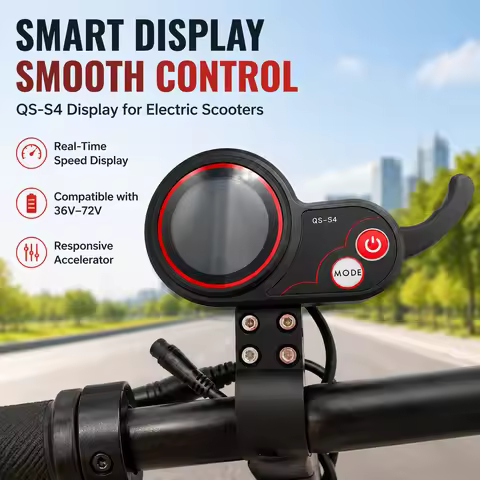 ZERO 8 9 10 10X Electric Scooter Display QS-S4 Speed Meter Accelerator for 36V 72V