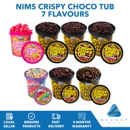 Nims Crispy Choco Tub - 7 Flavours, Delicious Crunchy Chocolate, Indulgent Yummy Snack