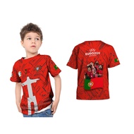 Euro All Player Edition Portugal 2024 EUFA Germany Kids Jersey Custom Full Printing European CupGerm