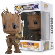 Guardians of the Galaxy Groot Action Figures Marvel Comics Movie Collection Decor Toy Funko POP Bobble Head Doll Kids Birthday Toy Gift