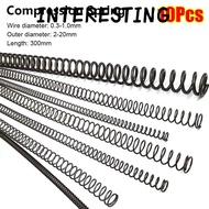 INTERESTING 10Pcs Long Coil Spring, Y-type Length 300mm Compression Spring, Durable 0.3 0.4 0.5 0.6 
