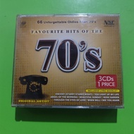 CD Import FAVOURITE HITS OF THE 70'S Fat Box 3 CD